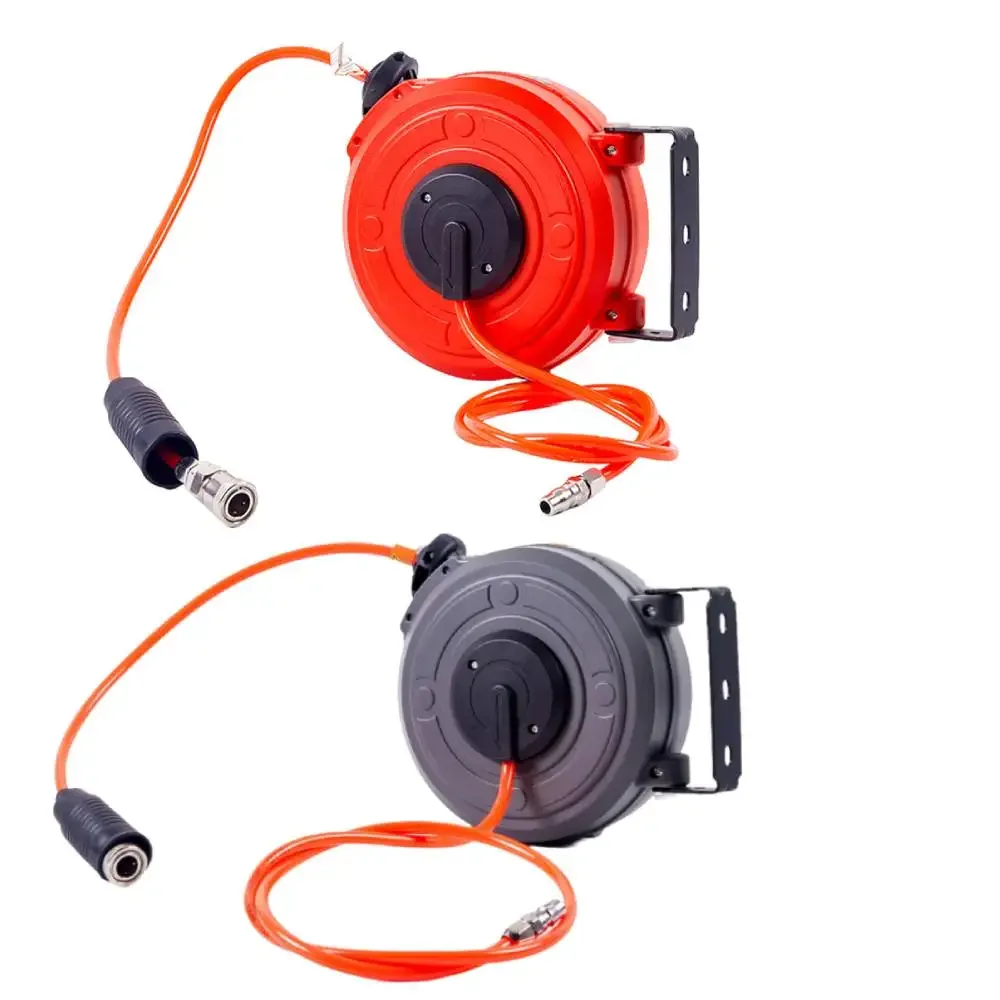 Retractable Air Hose Reel Air compressor Rotatable Automatic Air Drum Reel for Car Repair Shop Workshop Garden Cleaning Tool