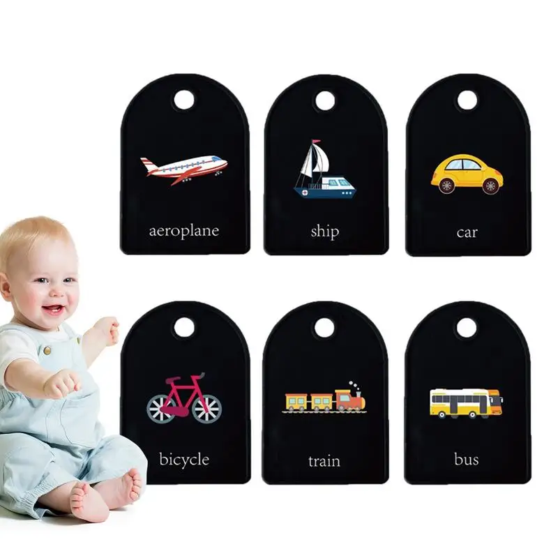 Cartes Flash en Silicone pour Tout-Petit, Jouets Sensoriels, Jeu de Mémoire, Outil d'ApprentiCumbria Précoce