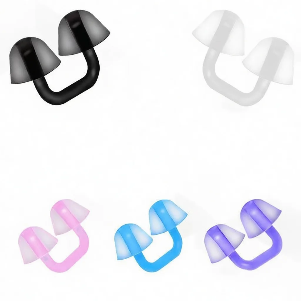 Waterproof Swimming Nose Clip Comfortable Silicone Nasal Plug Anti Choking Breathing Gear For Adult Kids Water Sport Tool