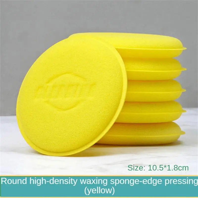 

Car Round Waxing Polish Sponges High Density Foam Applicator Pads Curing and Polishing Sponges Car Detailing Tools Car Wash