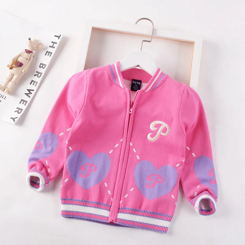 

Детское пальто в стиле "Лолита", кардиган для девочек, свитер, Осень-зима 2023, Детский свитер, Детская куртка, детская одежда на молнии, хлопковая искусственная одежда