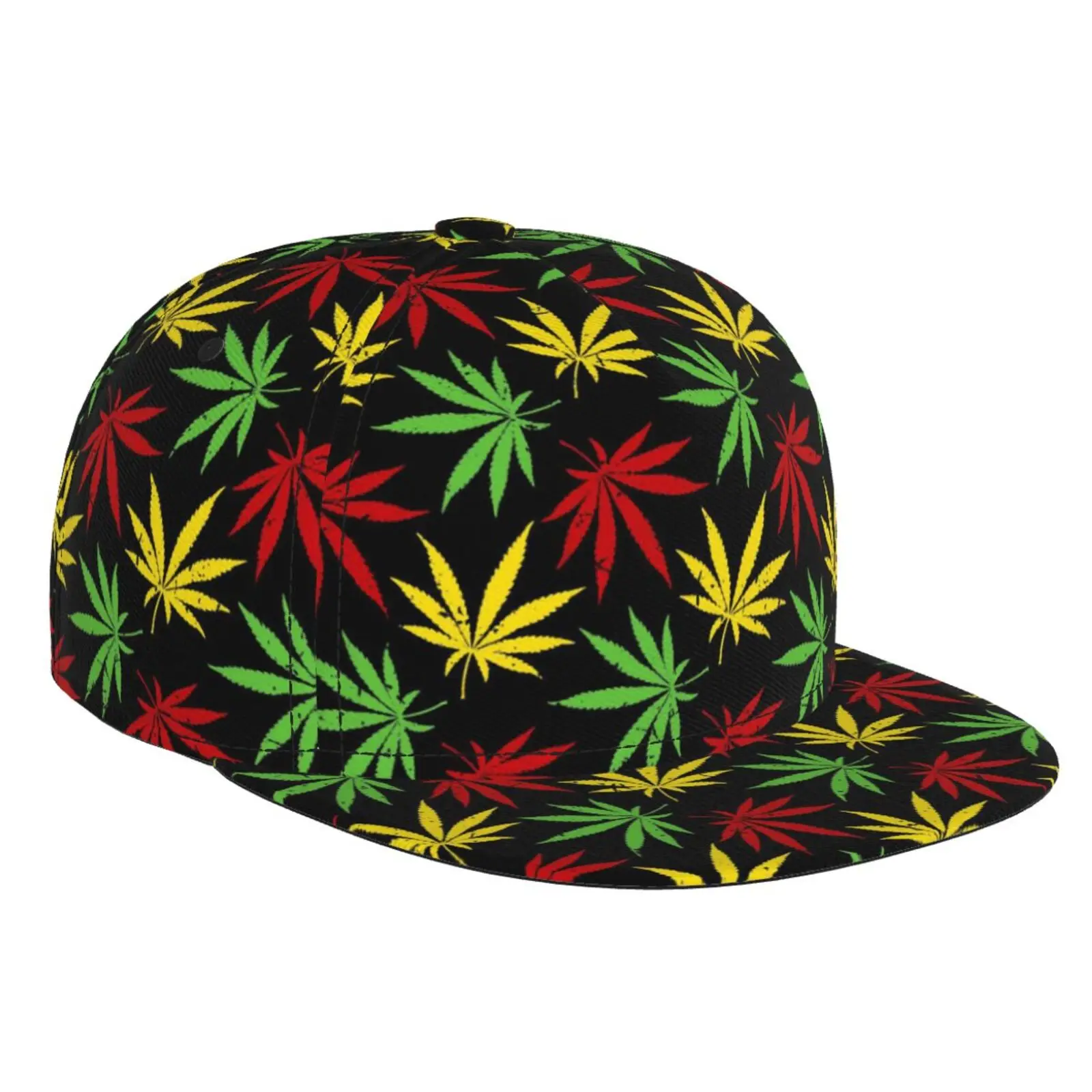 Retro Style Maple Leaf Flat Brimmed Hat Street Skateboarding Hip Hop Hat Outdoor Leisure Sunshade Baseball Hat Universal