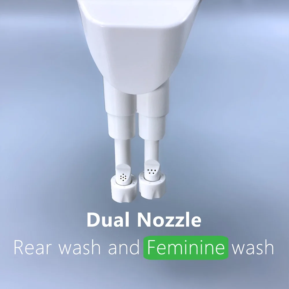 Imagem -03 - Washero-bidês de Assento Sanitário Não Elétrico para Banheiros Shattaf Japonês com Jato de Água Banheiros Pretos