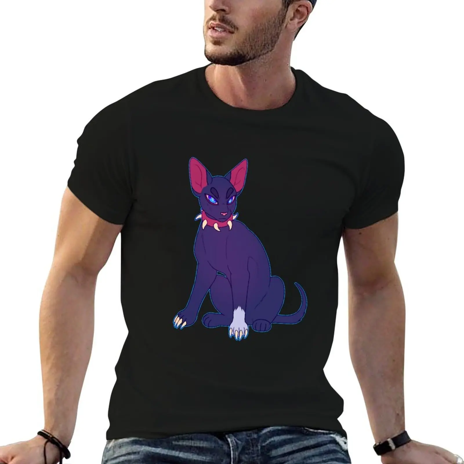 Warrior Cats: Scourge T-Shirt summer tops sweat Men's clothing