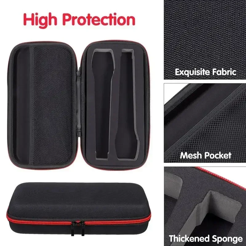 

Microphone Storage Box Portable Simple Bag Wireless Microphone Case Eva Mic Case Storage Bag with Thicken Sponge Travel Case