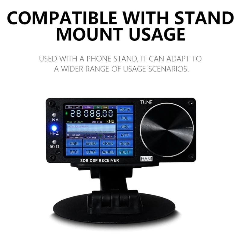 

MultiBand Radio Receiver Featuring WiFi And Time Synchronization Metal Shell 601E