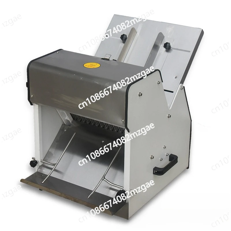 

Commercial bread slicing, stainless steel toast slicer