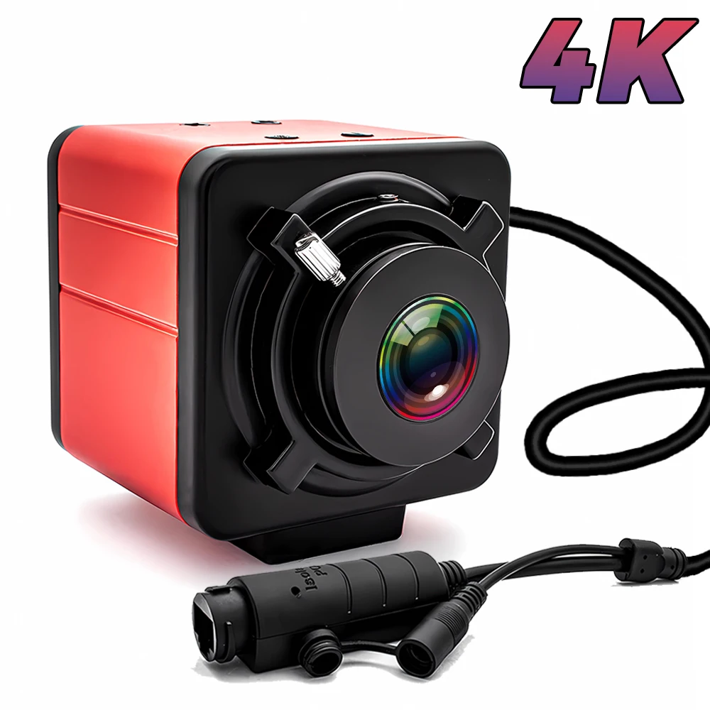 

WGWK 4K Mini POE IP Camera 3/4/5/8MP 1.8mm 153 Degree Wide Angle Fisheye Lens HD Security Protection Webcam Network Onvif Camera