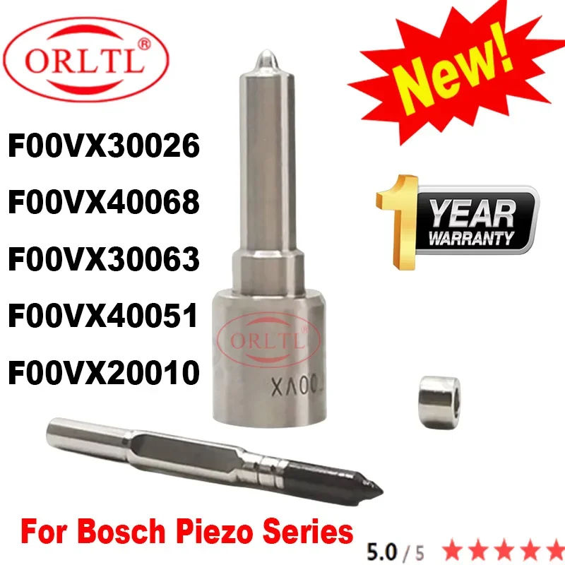 

ORLTL NEW F00VX20010 Diesel Fuel Nozzle F00VX30026 F00VX40068 F00VX30063 F00VX40051 For Bosch Piezo Commmon Rail Series