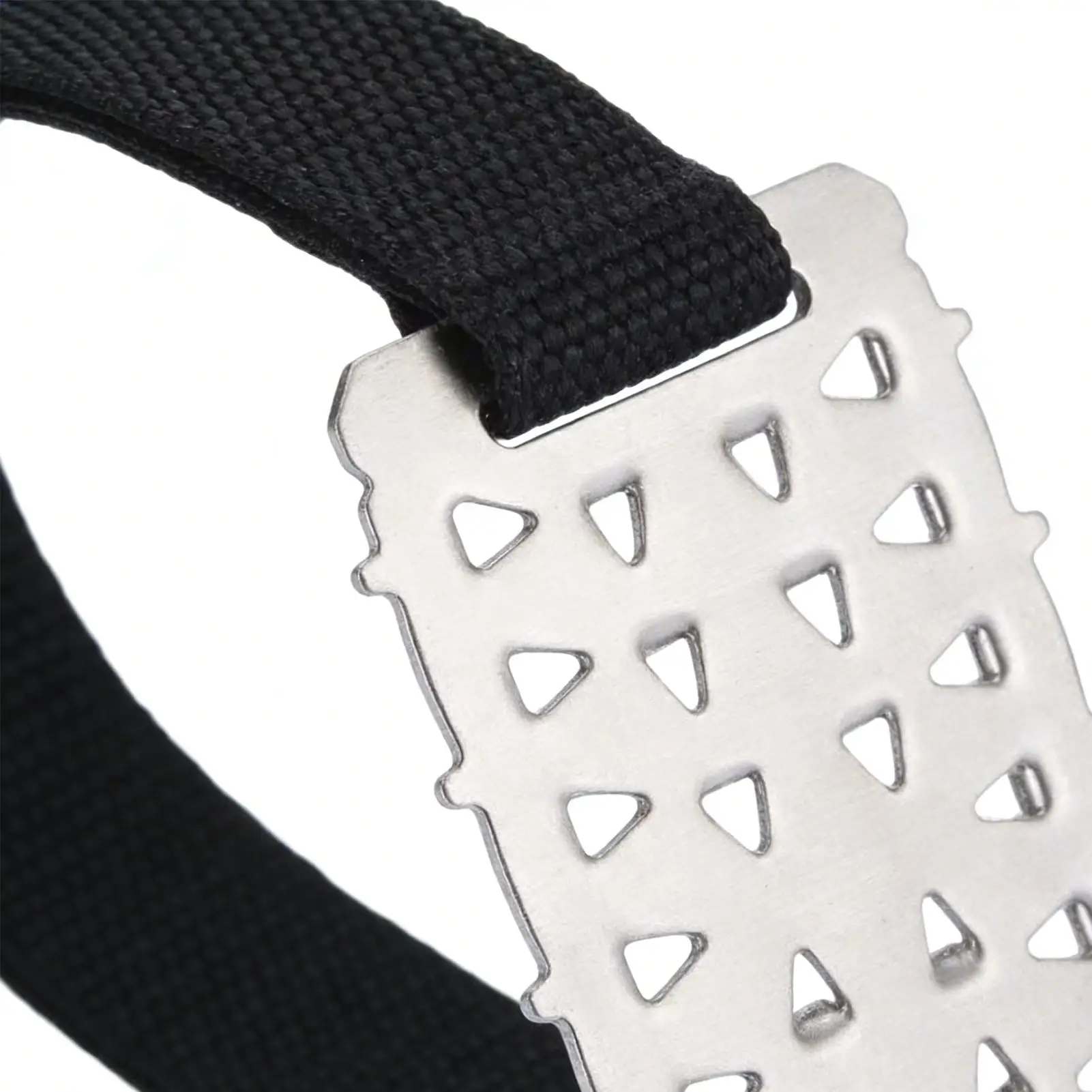 1Pair Durable 26 Teeth Spikes Crampons Stainless Steel Non-slip Ice Grippers Shoe Covers for Men Women Hiking Boots and Shoes