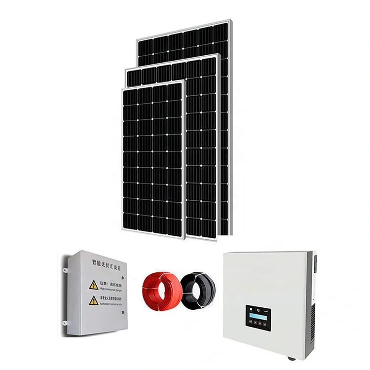 30KW Solar Panel Systems 30000W Completely Off Grid Solar Power System House Home Use 30KVA Solar System Sets