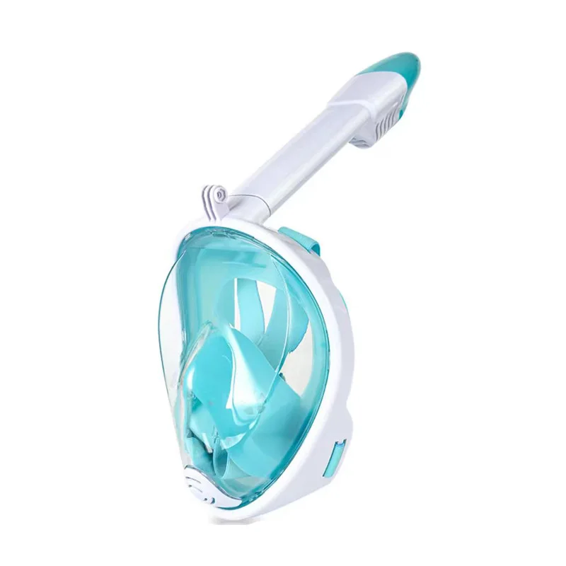 Underwater diving anti-fog small tree full face diving mask snorkeling breathing mask safety waterproof swimming equipment view 3