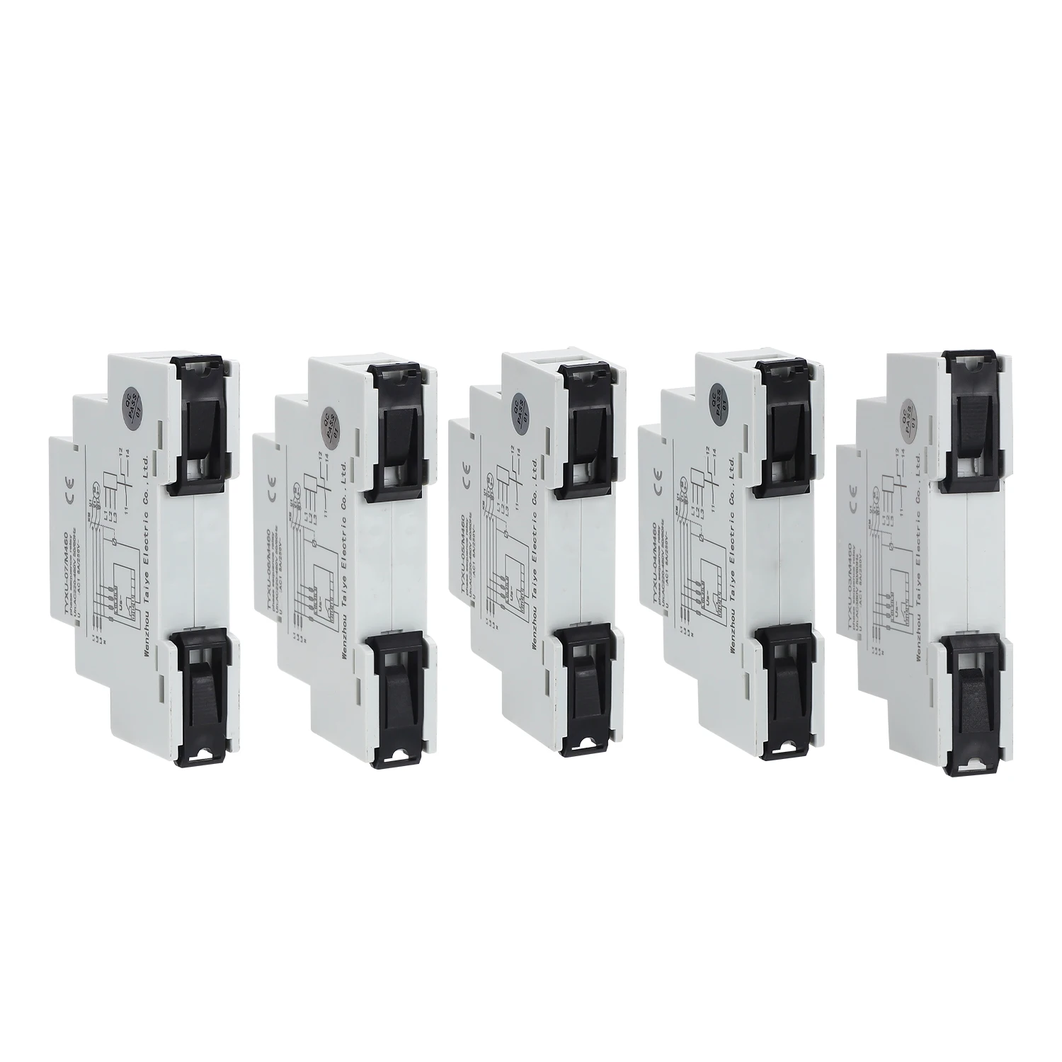 TYXU 3 Phase Voltage Protection Relay Phase Sequence Phase Failure Protection Relay 5A 8A 1SPDT 2SPDT