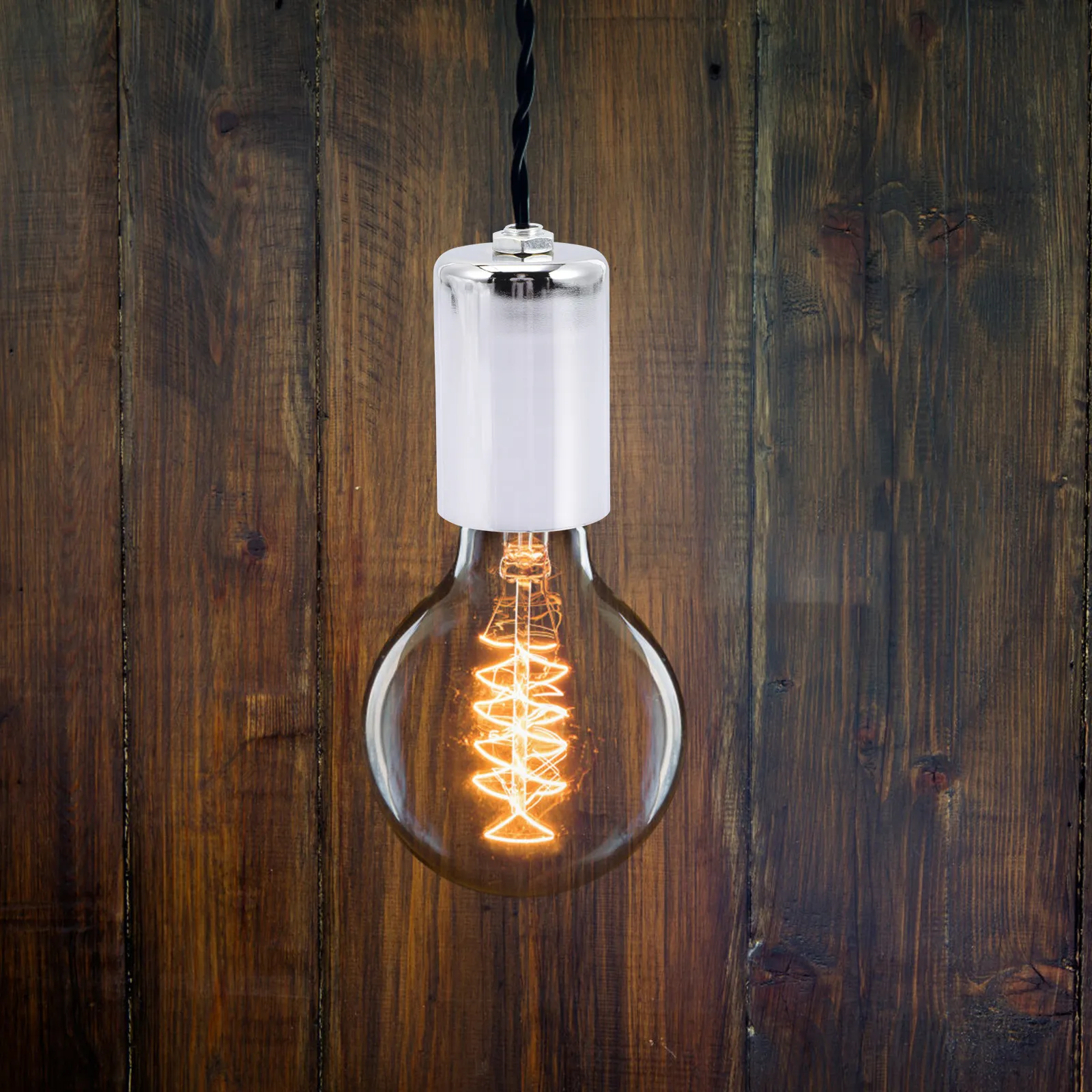 

Комплект из 2-х металлических патронов E27 с круглым основанием для потолочных подвесных светильников, усиленные, для самостоятельной установки, удобные для переноски и использования