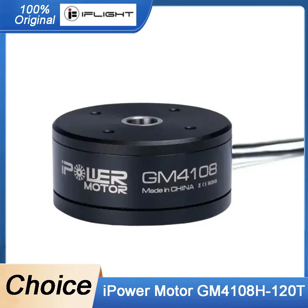 

iFlight iPower Motor GM4108H-120T GM4108 4108 Бесщеточный карданный двигатель с полым валом 8 мм / алюминиевая скользящая пружина 7,9 мм