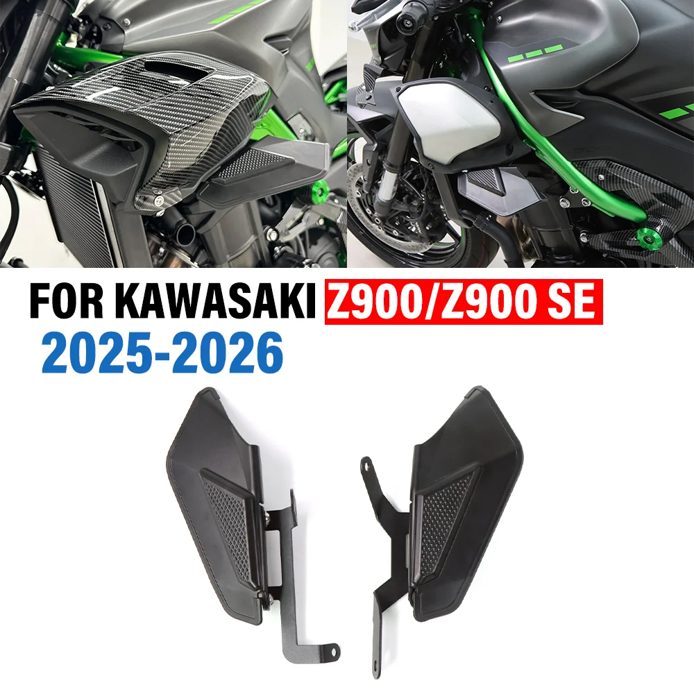 

Аэродинамические накладки (спойлеры) на боковые крылья мотоцикла для Kawasaki Z900 SE 2025-2026: Улучшение аэродинамики и аэродинамического давления (Downforce)