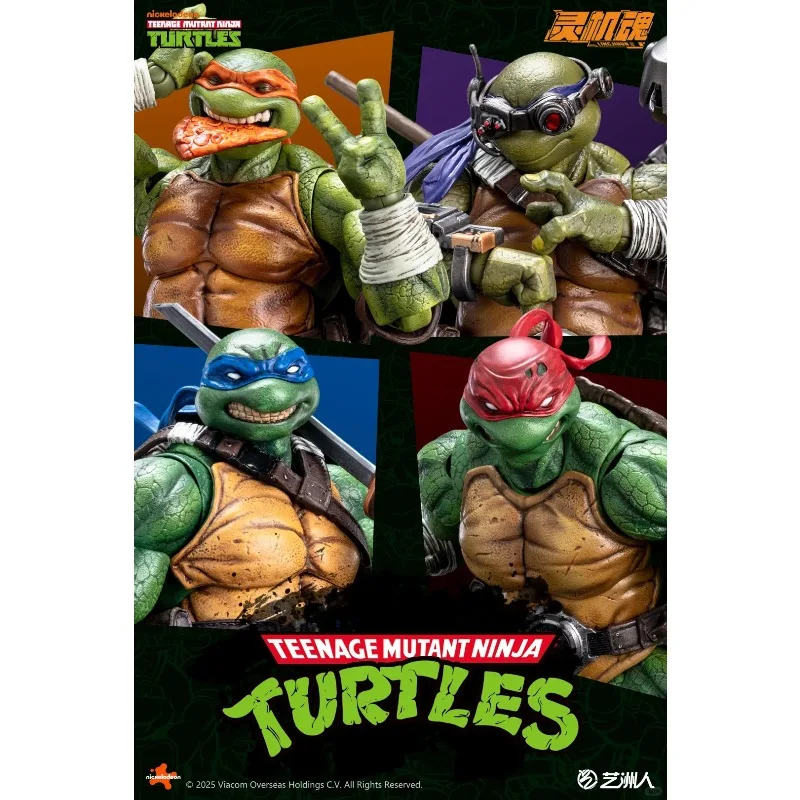 新品本物のスピリットマシンソウルオリジナル忍者タートルシリーズラファエルアニメ完成品可動モデルフィギュアおもちゃ