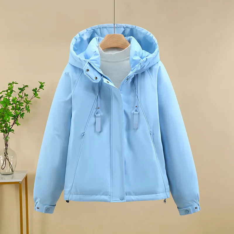 

Women Cotton Padded Jacket 2025Lady Winter Coat Parkas New Thicke Warm Loose Hooded Cotton Clothes Female Windbreakers Outerwear