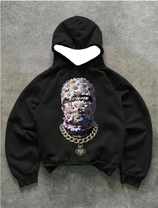

2025 Hot Autumn/Winter Hoodie American Y2K Harajuku Trendy Men's Cool Women's Casual Street 3D Large Hoodie Suitable for Adults