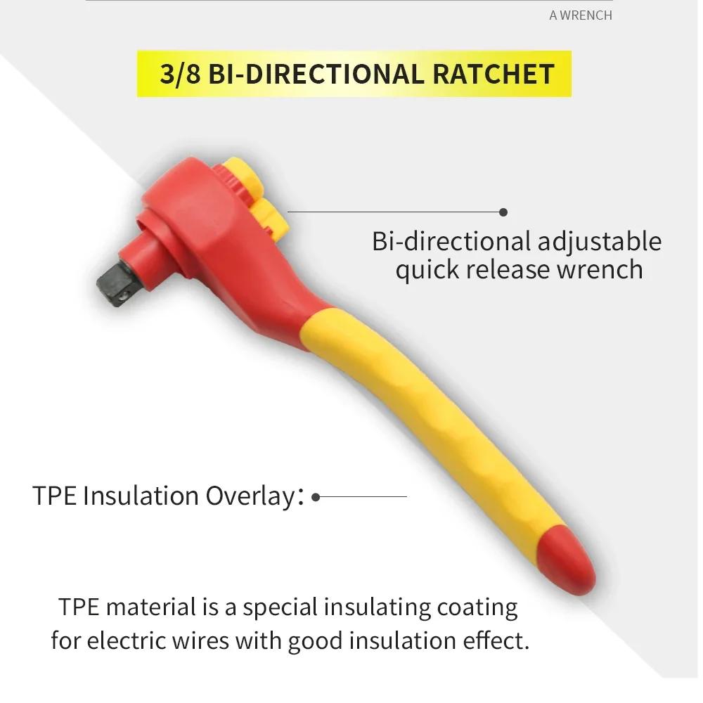 32PCS 1000V insulated tools manual insulated tools kit VDE insulated pliers, screwdriver tool socket set for electric work