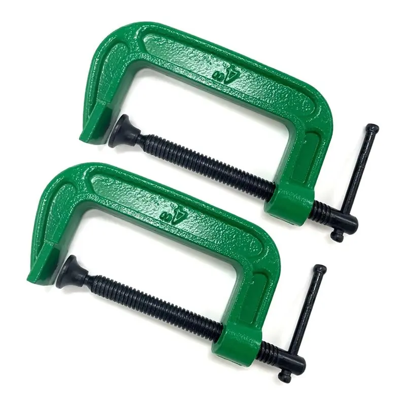 

AB33-4 Inch C-Clamp Set, Heavy Duty Steel C/G Clamp For Woodworking, Welding, And Building