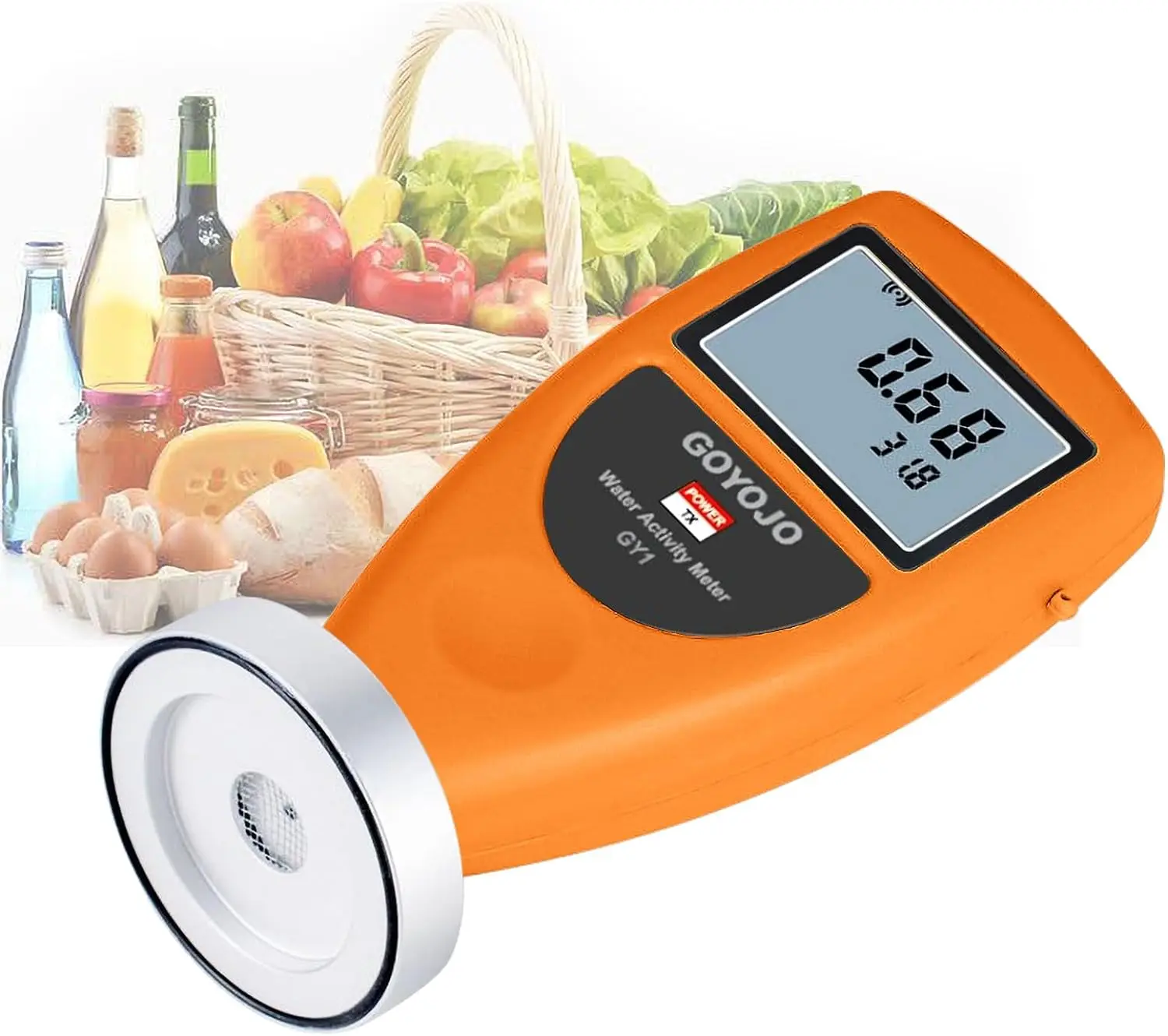 Water Activity Meter Smart Food Water Activity Tester for Jerky Dried Fruit Grain Vegetable Water Activity Analyzer Monitor