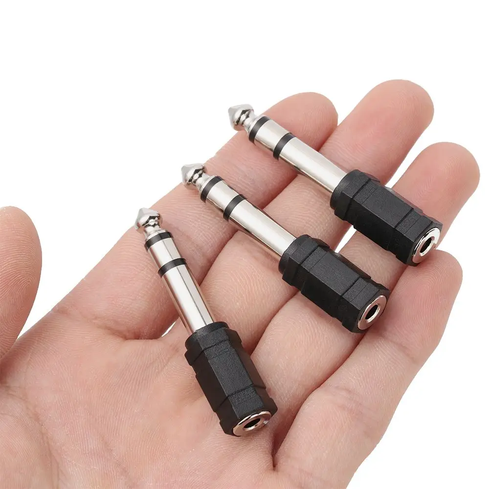 3.5mm Jack to 6.35mm Connector Converter Plug Converter Male To Female Earphone Cable Adapter Headphone Plug Microphone Jack