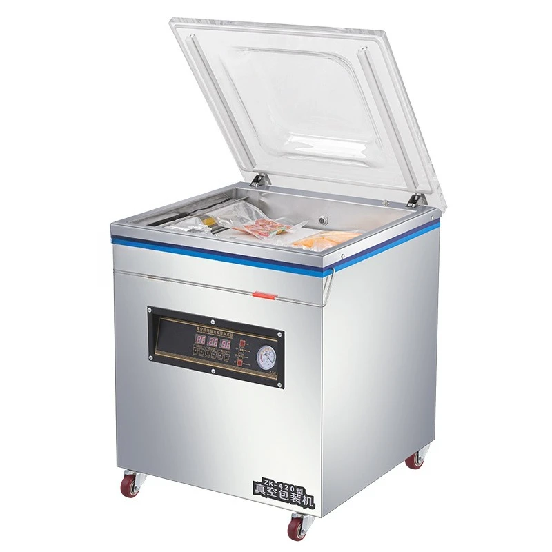 

Вакуумная упаковочная машина для игрушек, рюкзаков, хлопковой одежды, пластиковая вакуумная машина для запечатывания.