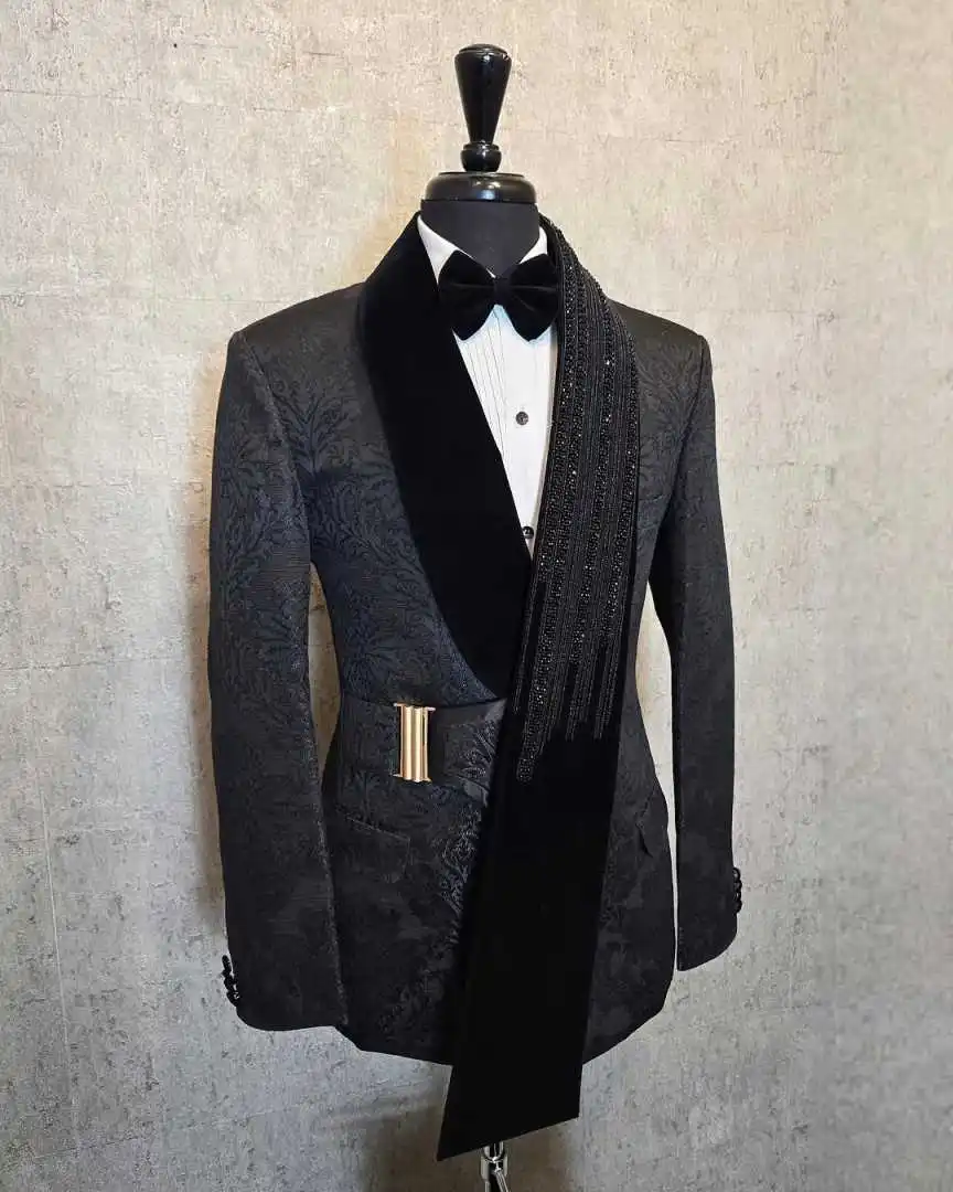 Costume de mariage pour hommes, 2 pièces, coupe cintrée, sur mesure, pour marié, Occasions formelles, taille personnalisée, nouvelle mode