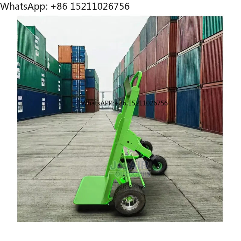 

Large Load Capacity Inflatables Folding Storage Trolley Cart Platform Folding Hand Truck Manual Dolly With Brake