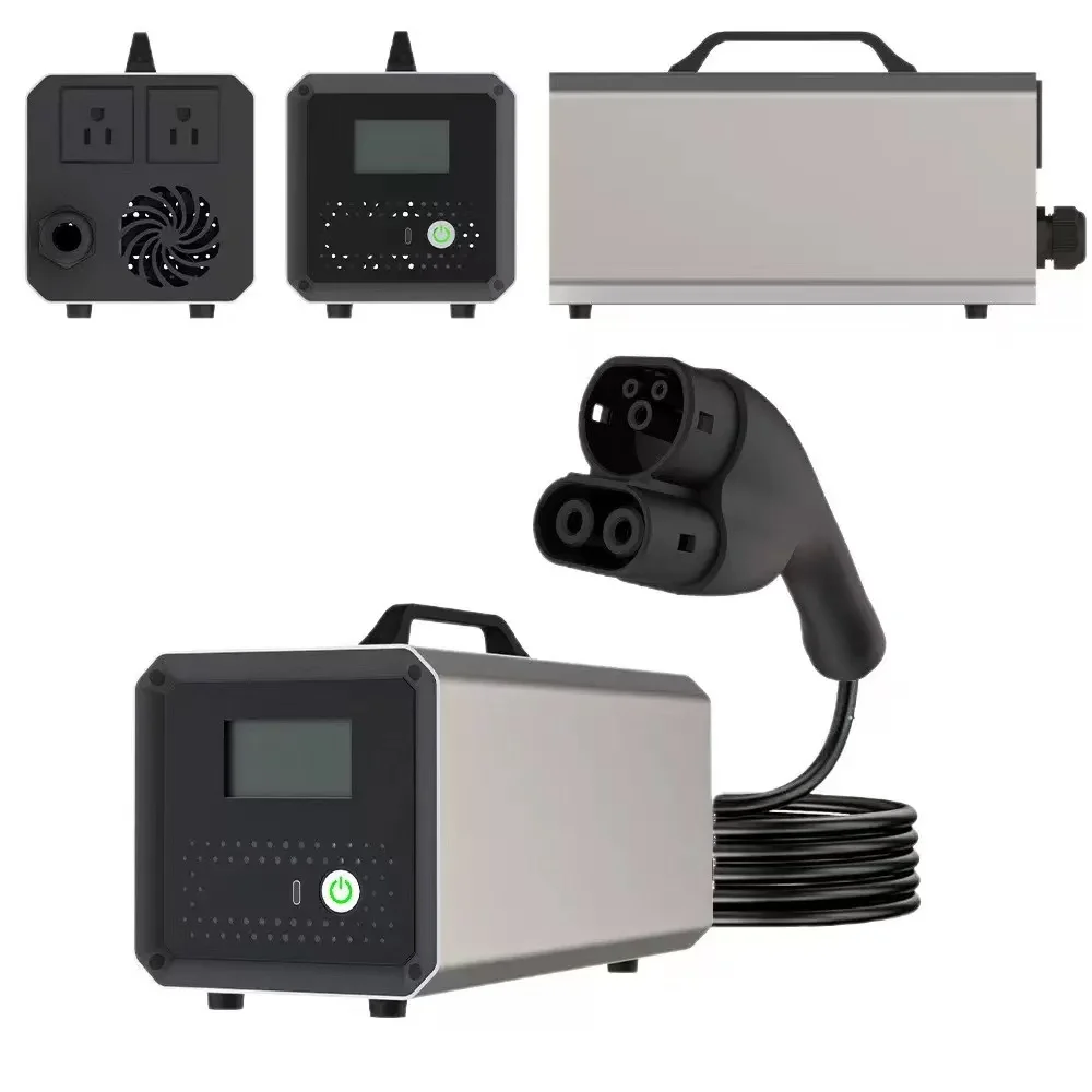 

ATV Longood LGV2L-001 Portable 5KW CCS2 DC V2L Inverter For Indoor&Outdoor Use New EV Discharger