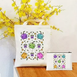 2 pzset Stardew Valley gioco borsa da donna organizzatore cosmetico borsa a tracolla moda Eco grande capacità borsa per la spesa da viaggio portafoglio