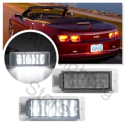 2X LED License Number Plate Light For Chevrolet Camaro 2010-2013 Cruze TrailBlazer Corvette C7 2014-2019 SS Impala Sonic Can-bus