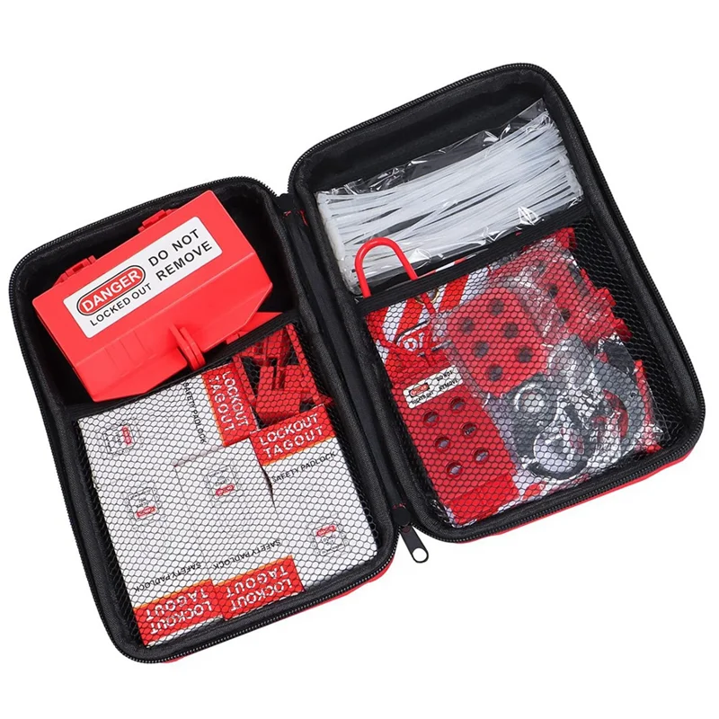 ABGR-Big Easy Lockout Kit Clamps وأقفال قواطع دوائر عالمية متعددة الأقطاب، وأقفال أمان، وأقفال توصيل