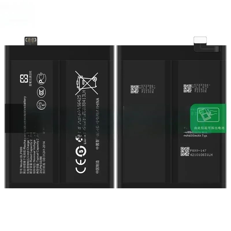 BLP899 5000mAh New Replacement Battery BLP899 for OPPO OnePlus 10 Pro Mobile Phone Batteries