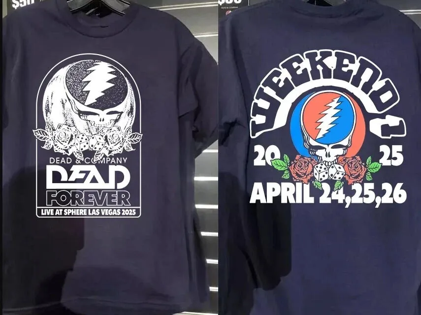 

Рубашка Dead And Company Las Vegas Sphere 2025 24, 25 26 апреля VN2354