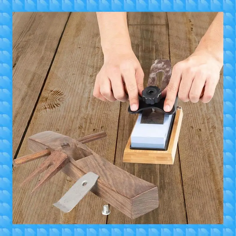 

ETRT Woodworking Auxiliary Grinding Tool Positioning Roller Grinding Knife Bracket Suitable For Chisels And Wood Shavings