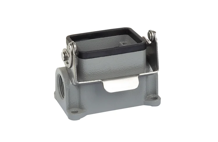 HDXBSCN Industrial rectangular heavy duty connector HDC HE-006 Han B 6 cores 16A waterproof aviation plug