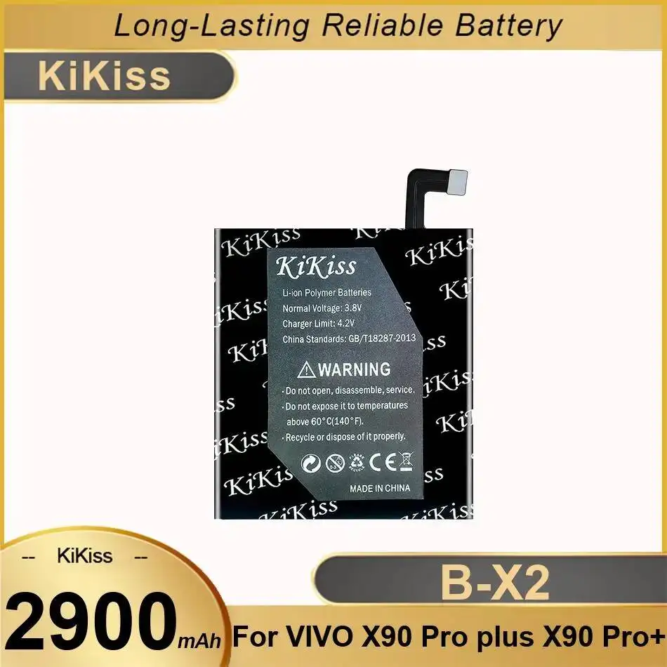 

B-X2 Long-Lasting Performance For Vivo X90 Pro Plus Pro+ Lightweight Mobile Phone Battery 2900Mah