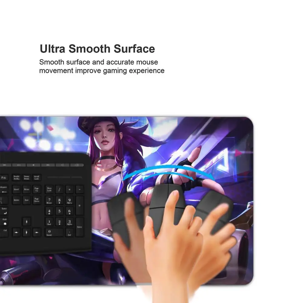 Wireless Computer Magic Mouse Pad Gaming Pc Accessories Kda Gamer Keyboard Desk Mat Mausepad Table Pads Deskmat Mousepad