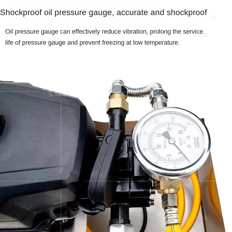 LDE-25 Electric Pressure Test Pump Test Machine Portable Ppr Water Pipe Eak Detector Ground Water Heating Pipe Pressure Test