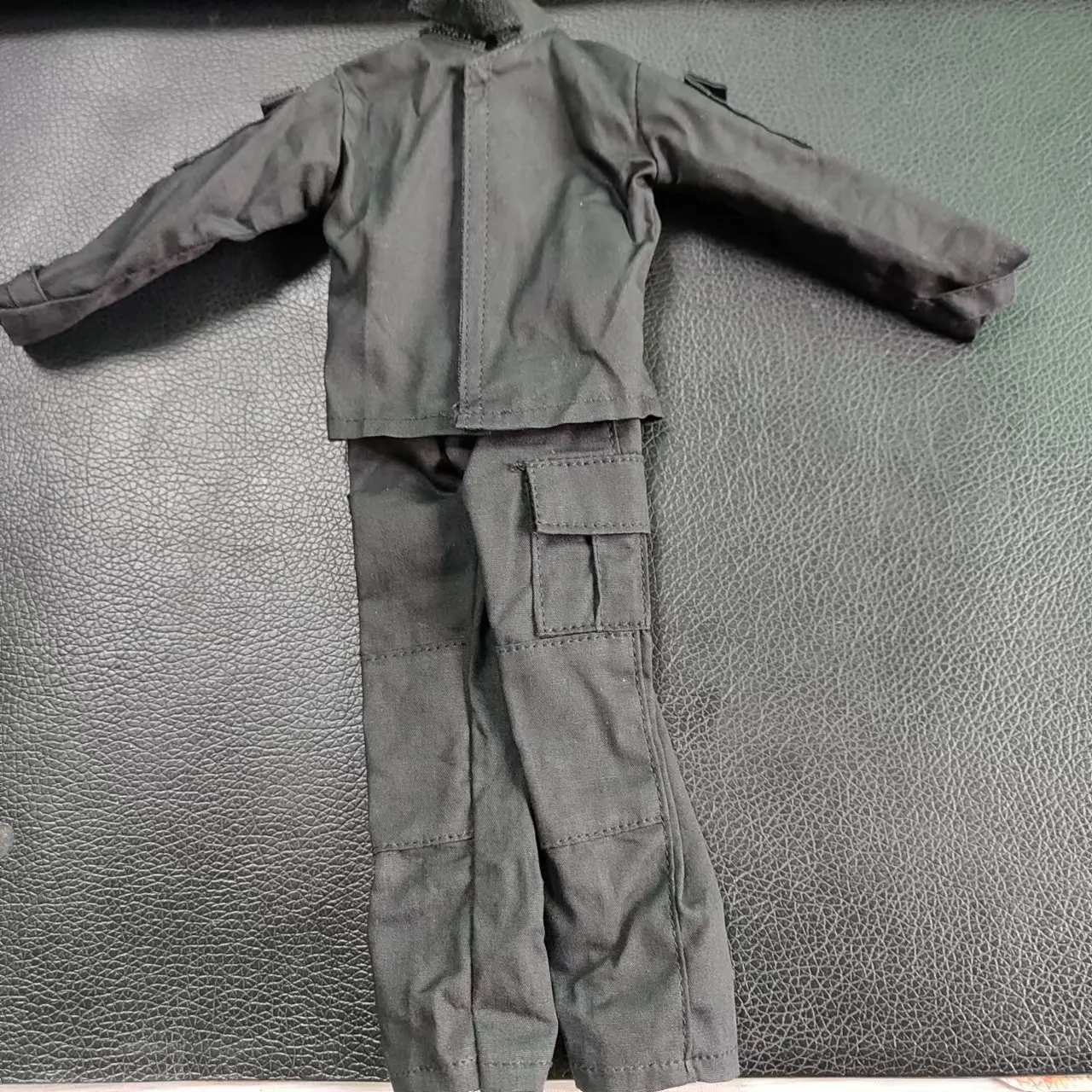 1/6 مقياس الذكور الإناث الملابس السوداء القتالية دعوى الملابس مجموعة الجندي الأسود موحدة الملابس نموذج لشخصية عمل الجسم 12 "الشكل