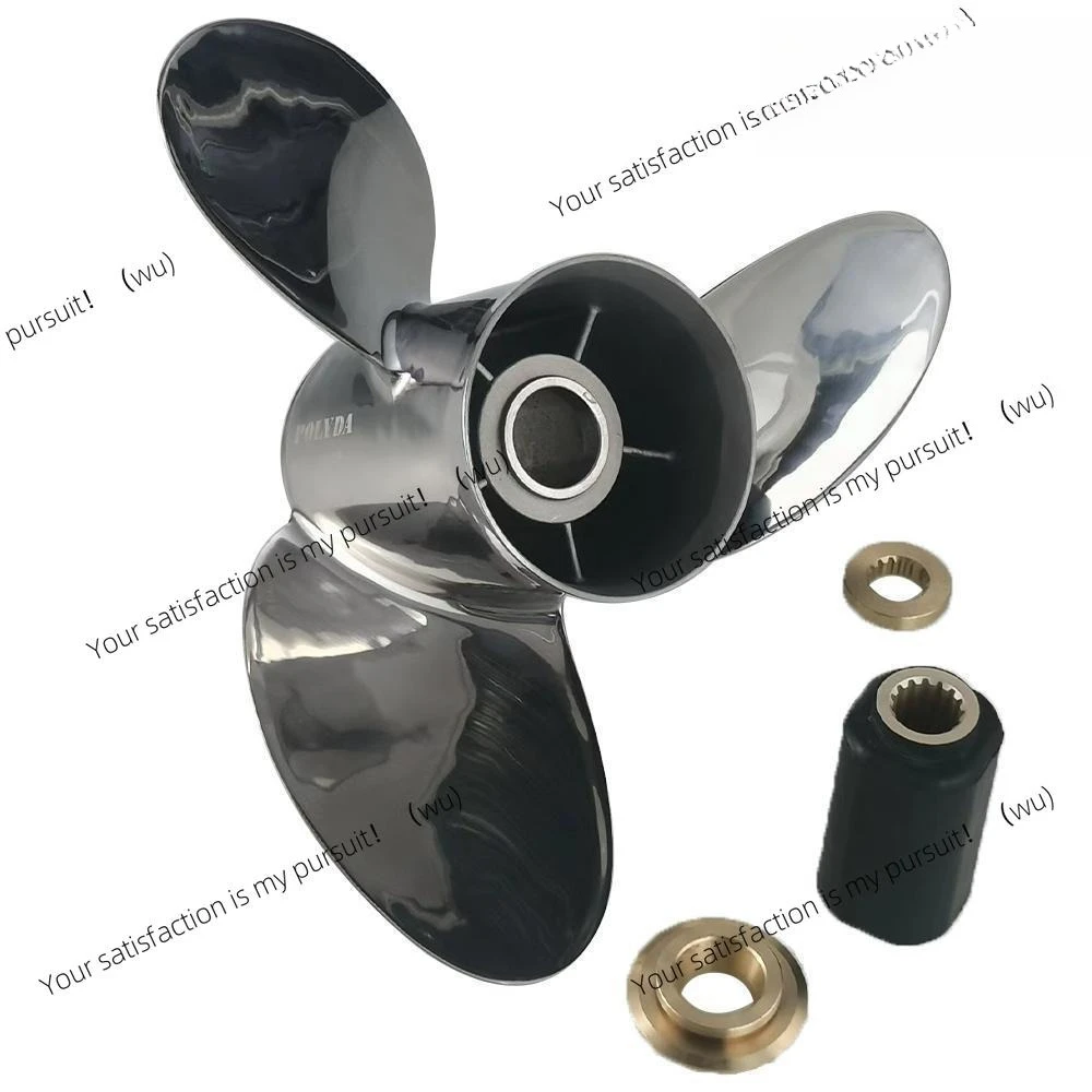 Stainless steel propeller, high-strength precision casting, suitable for Honda 115-250HP horsepower!