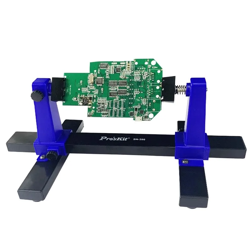 

Pro'skit 0-200mm Adjustable PCB Holder 360 ° Rotation Printed Circuit Board Jig Soldering Assembly Stand Clamp Repair Tools
