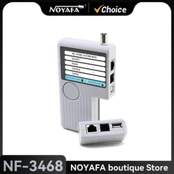 NOYAFA NF-3468 4 in 1 Network Cable Tester Remote BNC RJ45 RJ11 USB Hand-hold Cables Testers  for UTP STP Cables Tracker