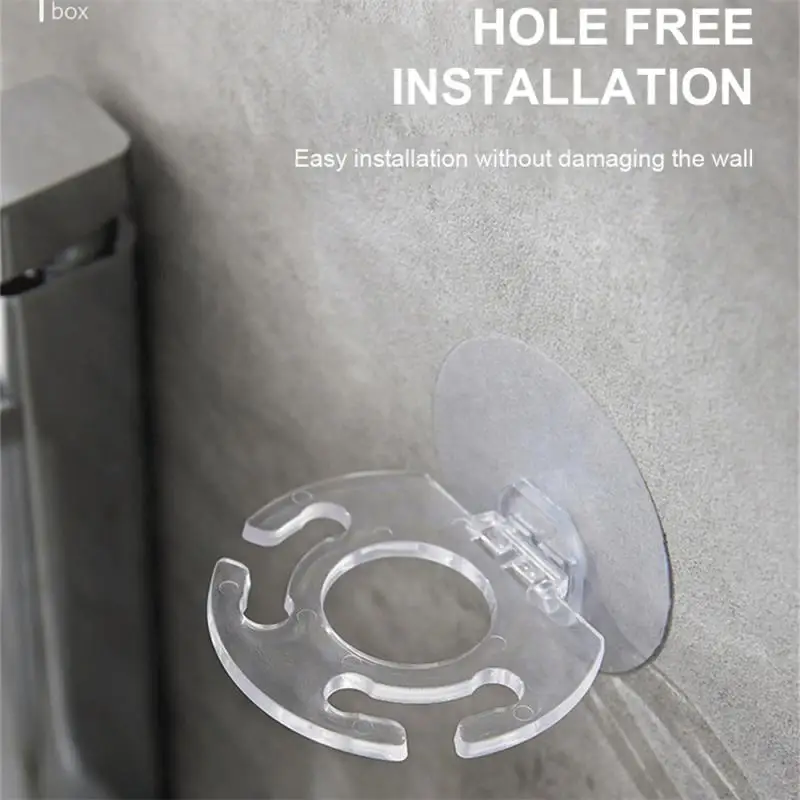 Bracket Waterproof Self-adhesive No Punching Multifunction Wall-mounted Lasting Toothbrush Holder Not Easy To Drop Strong Load