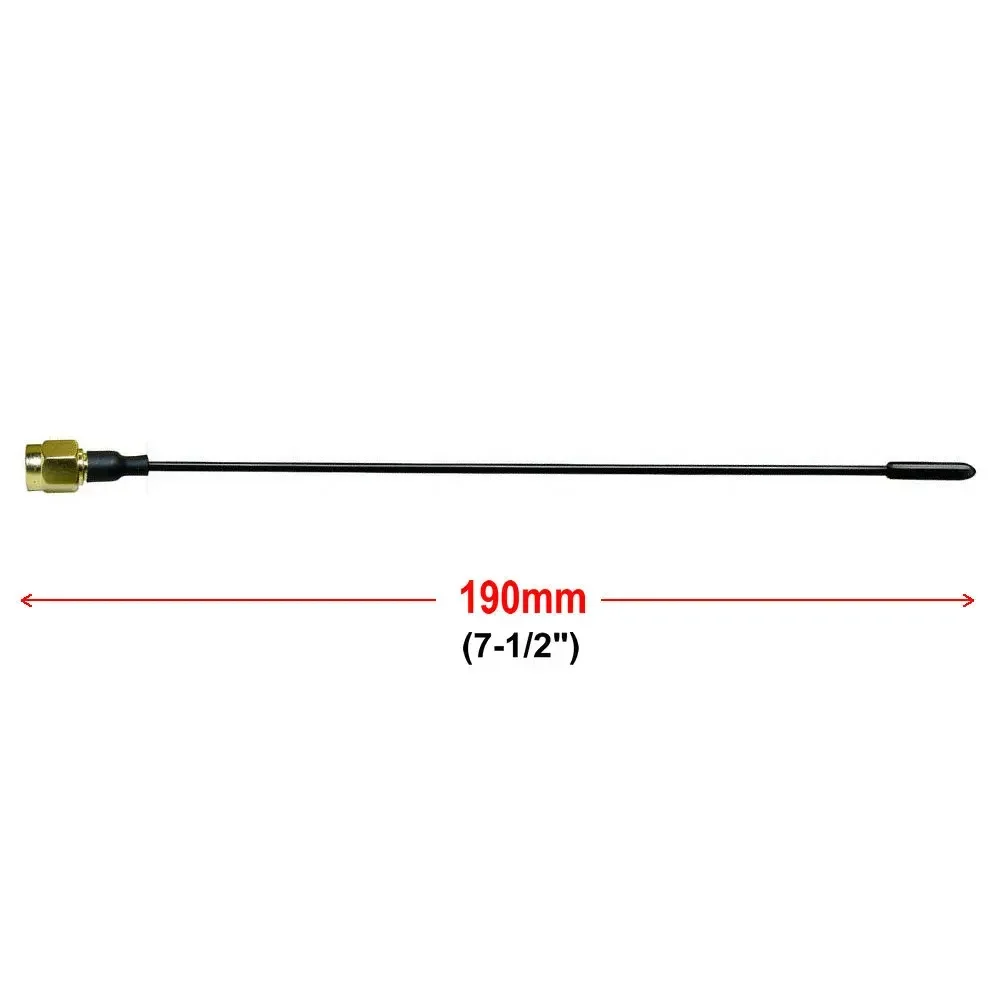 1/2/4/10Pcs Upgrade 433Mhz Antenna Sma Male Plug Connector Straight Carbon Steel Bendable Antenna LORA LORAWAN 433 IOT Antena