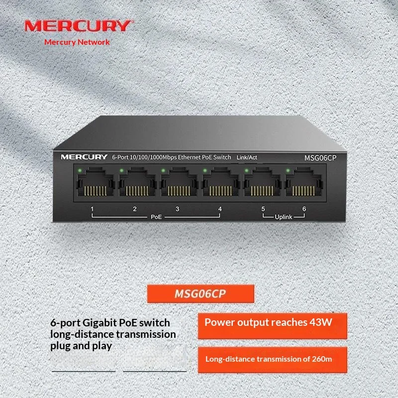 Mercury 6-Port Giga…