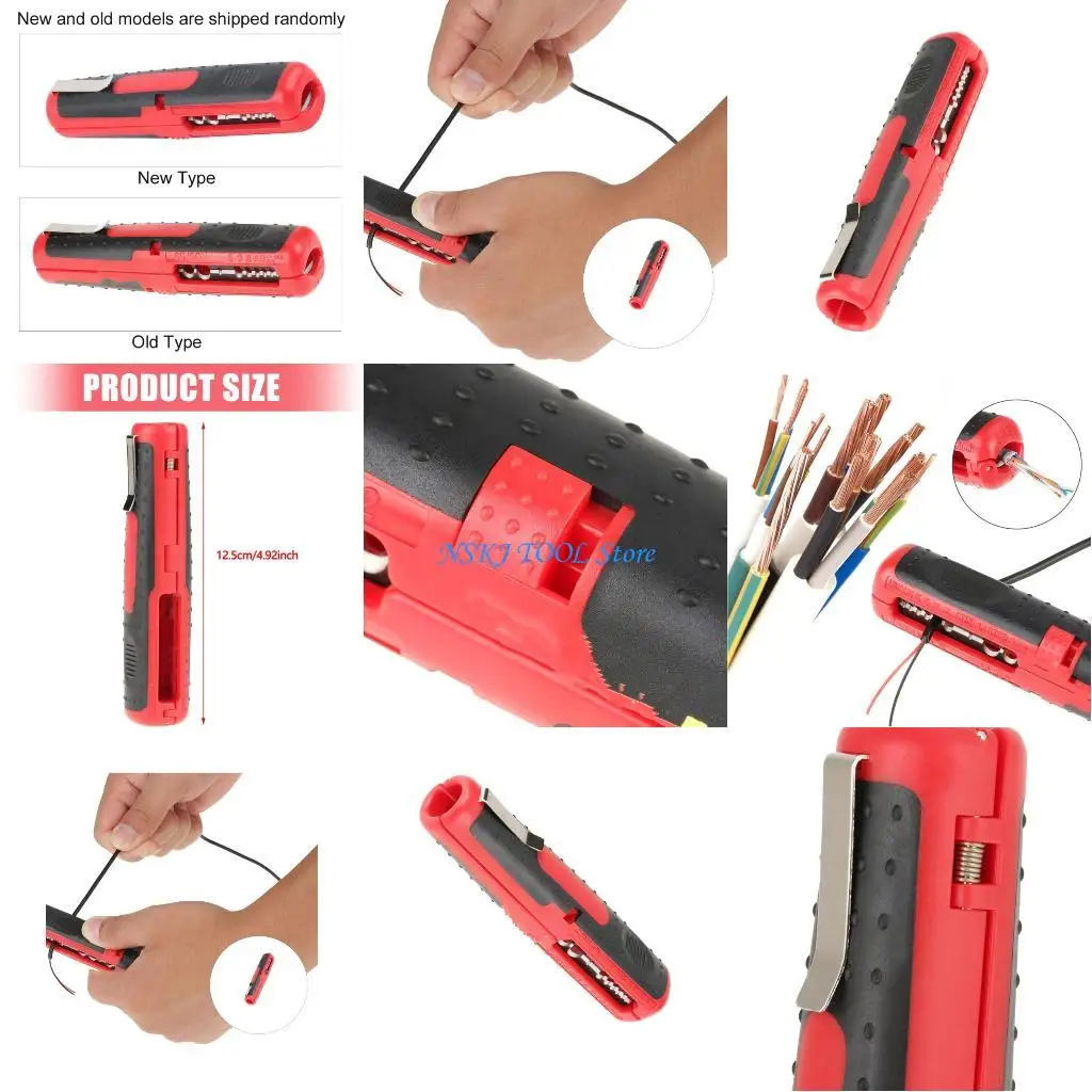 

L8RC Multifunctional Wire Stripping Pliers Automatic Wire Pulling Electrician Specific Manual Tool Cable Pliers Tool