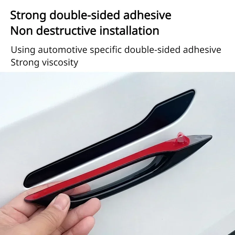 Car Antifreeze Door Handle For Tesla Model Y/3/3+ Highland Model Y Juniper 2025 Frost Proof Patch Cover ABS Modification Parts